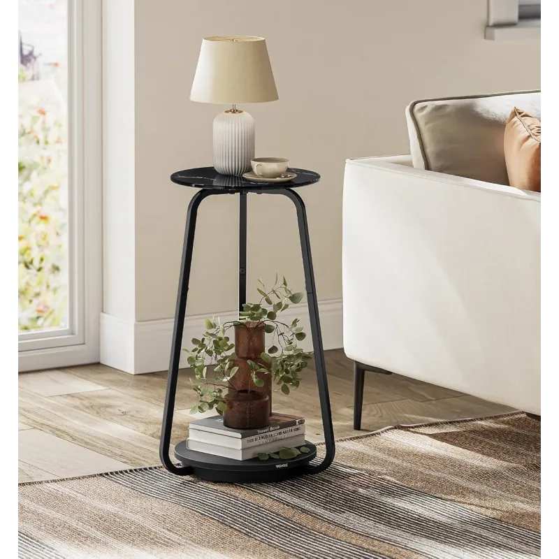 Bočni konferencijski stolić BORN / Crni mramor