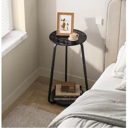 Bočni konferencijski stolić BORN / Crni mramor