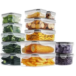 24-dijelni set antibakterijskih posuda za hranu FRESH / Prozirno