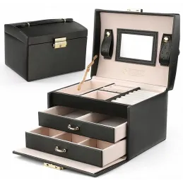 Dizajnerska kutija za nakit SIGMA Mini / Crna