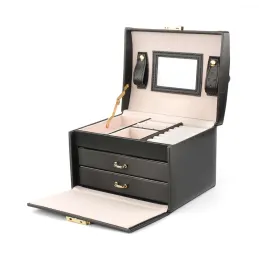 Dizajnerska kutija za nakit SIGMA Mini / Crna