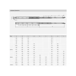 Ležajna vodilica s blokadom 53 mm - za veliko opterećenje - nosivost do 220 kg