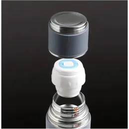 Dizajnerska termosica s 3 čaše 500 ml / Crna mat