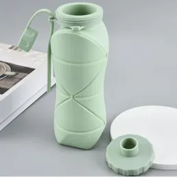 Silikonska boca za vodu FLEX 600ml / Siva