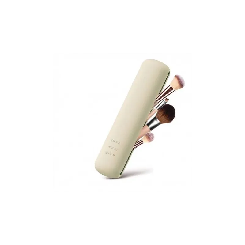 Silikonska kutija za make-up i kozmetičke četkice / Krem