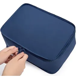 7-dijelni putni set za odjeću i kozmetiku TRAVEL / Plava