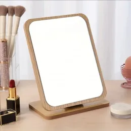 Kozmetičko ogledalo EPIC / Prirodno drvo