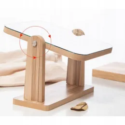 Kozmetičko ogledalo EPIC / Prirodno drvo