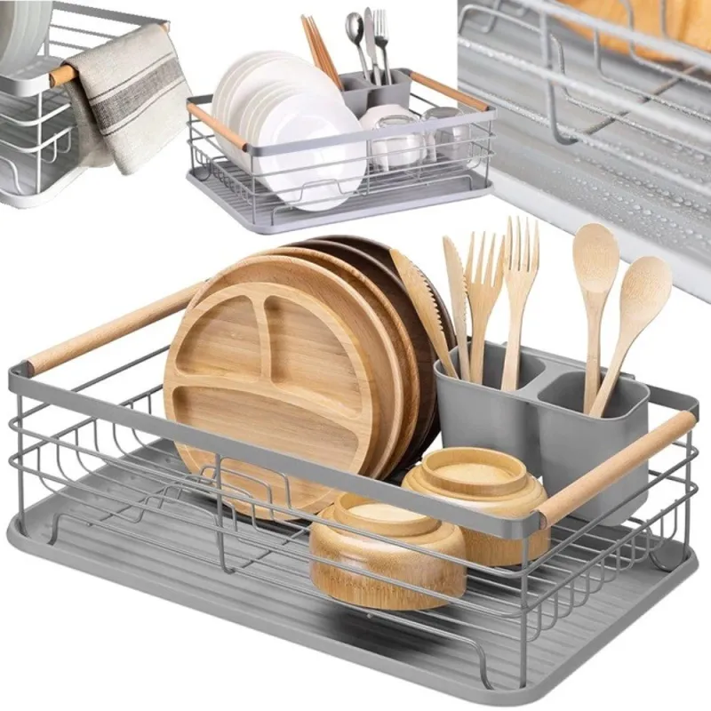 Ocjeđivač za posuđe COSTA MINI / Sivi