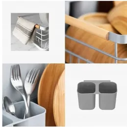 Ocjeđivač za posuđe COSTA MINI / Sivi