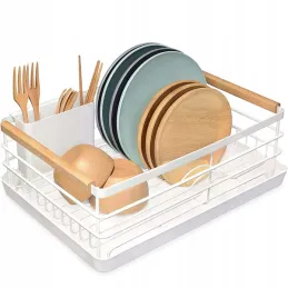 Ocjeđivač za posuđe COSTA MINI / Bijeli