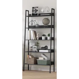 Polični regal REGALO BIG 1700 / Crno drvo