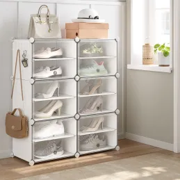 6-dijelna kutija za pohranu obuće MODULAR FASHION / Bijela