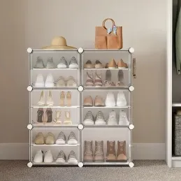 6-dijelna kutija za pohranu obuće MODULAR FASHION / Bijela