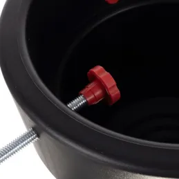 Stalak za božićno drvce ELENOR / Crna mat