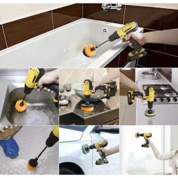 Set - 22 komada nastavaka za čišćenje za AKU bušilicu / Narančasta