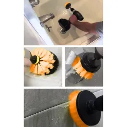 Set - 22 komada nastavaka za čišćenje za AKU bušilicu / Narančasta