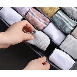 4-dijelni set kutija za pohranu za ormar ALAMO / Siva