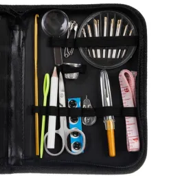 Set za šivanje - 129 kom / Crna