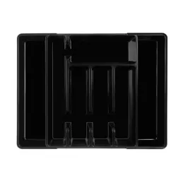 Podesiva ladica za pribor UNIOS 280 - 450 mm / Crna mat