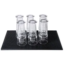 Barová podložka za posuđe / Crna