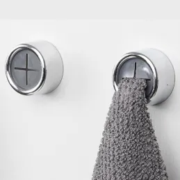 Set od 6 komada vješalica za kuhinjske krpe PROFA / Sjajni krom