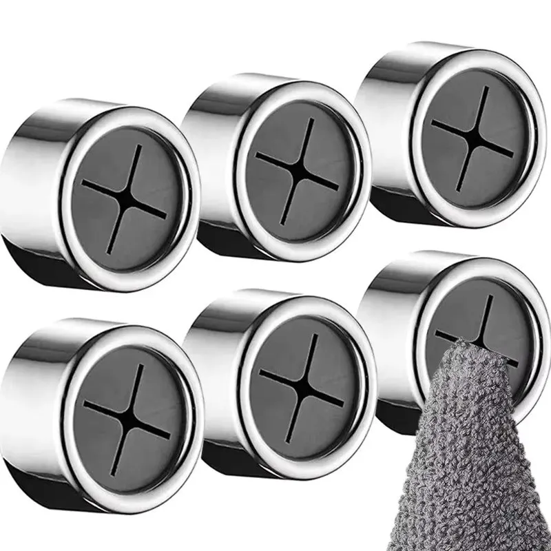 Set od 6 komada vješalica za kuhinjske krpe PROFA / Sjajni krom