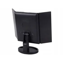 Kozmetičko ogledalo s LED svjetlom ABSOLUNO / Crna mat