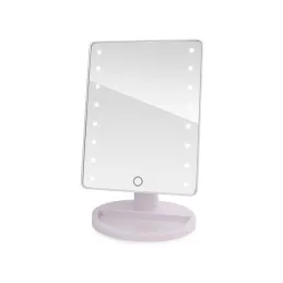 Kozmetičko ogledalo s LED svjetlom MIRAGE / Bijela