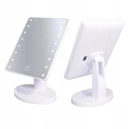 Kozmetičko ogledalo s LED svjetlom MIRAGE / Bijela