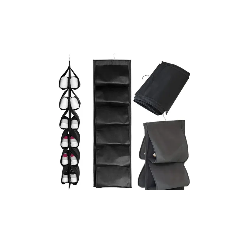 Organizator za cipele za ormar EASY WAY / Crna