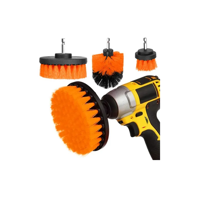 Set - 4 komada nastavaka za čišćenje za bežnu bušilicu / Narančasta