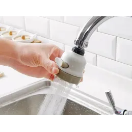 Perlator za slavinu s funkcijom tuša / Bijela