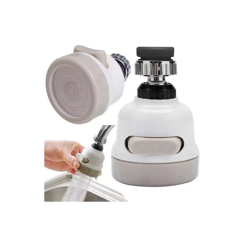 Perlator za slavinu s funkcijom tuša / Bijela