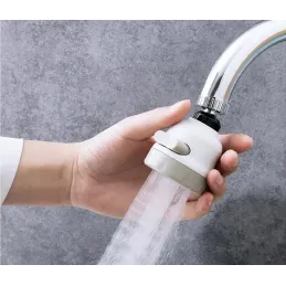 Perlator za slavinu s funkcijom tuša / Bijela