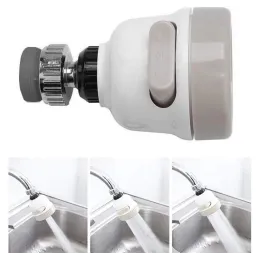 Perlator za slavinu s funkcijom tuša / Bijela