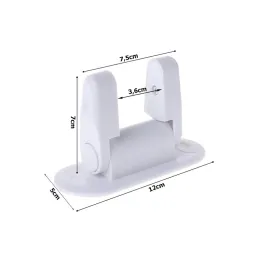 Brava za kvaku na vratima DOOR / Bijela - set 2 kom