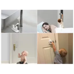 Brava za kvaku na vratima DOOR / Bijela - set 2 kom