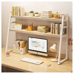 Polica za odlaganje iznad stola REGALO TABLE / Bijela - svijetlo drvo