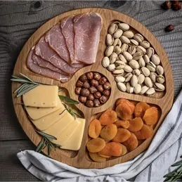 Okretna posuda za posluživanje AGRO / Bambusovo drvo