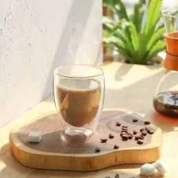 Set 6 kom termo čaša za kavu i napitke VIVALTO 325 ml / Prozirno