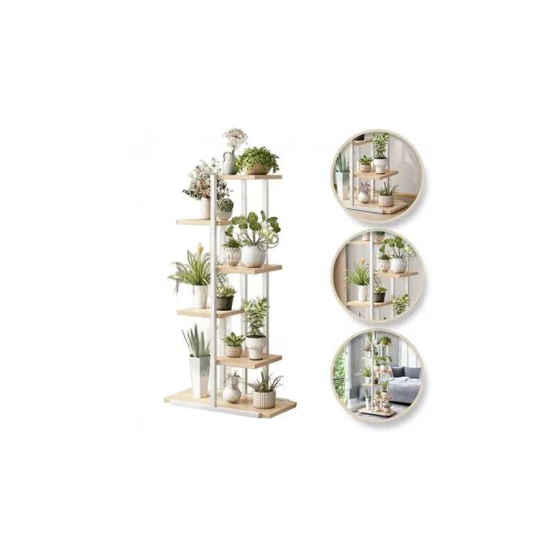 Stalak za cvijeće FLOWER / Bijela