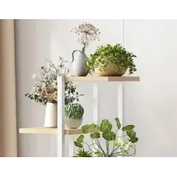 Stalak za cvijeće FLOWER / Bijela