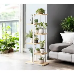 Stalak za cvijeće FLOWER / Bijela