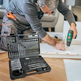 Set bušilica alata PROFI DRILL - 111 komada s kovčegom