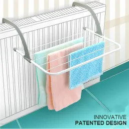 Balkonski sušilo za rublje TIANA / Siva