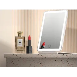 Kozmetičko ogledalo s LED svjetlom LEXIA / Bijela