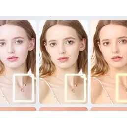 Kozmetičko ogledalo s LED svjetlom LEXIA / Bijela