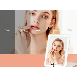 Kozmetičko ogledalo s LED svjetlom LEXIA / Bijela