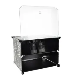 3-dijelna kutija za pohranu cipela MODULAR FASHION / Crna